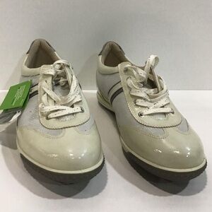 NEW!! Women’s Ecco Golf Street Lux White/Silver Size 39 EU